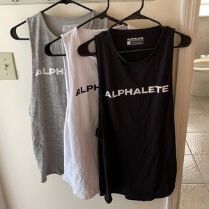 Alphalete Core Cutoff Bundle (3 shirts)